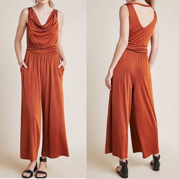 Anthropologie Pants - Anthropologie Maeve Enchantment Jumpsuit Copper L